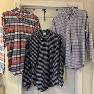 Lot of 3 Men’s Brooks Brothers Button Down shirts, Size L